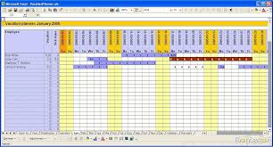 Employee Vacation Tracker Vacation Planner Template Vacation Planner Vacation Calendar