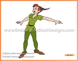 Peter Pan Pointing Peter Pan Peter Pan Disney Movie Characters In 4 Sizes Embroidery Movmr009048 Embroidery Stock Designs Disney Movie Characters Movie Characters Disney Movies