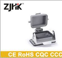 Bulkhead Mounting Housing Industrial Connector With Cover ...