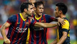 Rencana skuat garuda nusantara menantang salah satu klub raksasa laliga spanyol itu langsung membuat media malaysia, vocketfc. Barcelona Win Over Malaysia 3 1 En Tempo Co Tempo Co