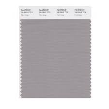Pantone 16 5803 Tcx Swatch Card Flint Gray