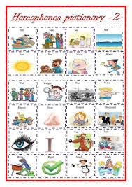 Homophones Pictionary 2 Worksheet Free Esl Printable Worksheets Made By Teachers Homophones Pictionary Homographs