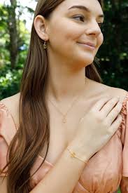 Citrine Double Terminated Crystal Jewellery Set Luna Tide