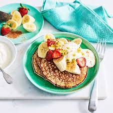 Two Ingredient Pancakes Healthy Recipe Ww Australia Recipe Recipes Weightwatchers Recipes Ww Recipes