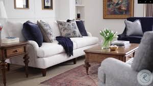 Coffee table with a marble or glass top on aluminum legs and brass rivets. Berkshire Cognac Pearson Rectangular Coffee Table From Hammary Coleman Furniture