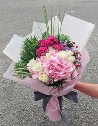 $100 for a plentiful arrangement of roses and hydrangeas that make the ideal wedding flower centerpieces; 100 Flowers Ideas Flowers Flowers Bouquet Hand Bouquet