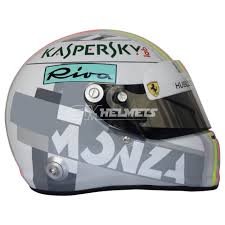 Sebastian vettel 2019 abu dhabi gp f1 replica helmet scale 1:1 from $1,385.95. Sebastian Vettel 2018 Italian Monza Gp F1 Replica Helmet Full Size Cm Helmets