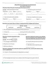 Maybe you would like to learn more about one of these? Mixed Review Language Arts Assessment Let S Soar In Grade 4 Worksheet Education Com