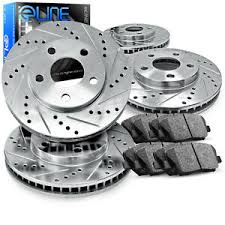 Details About For Hyundai Genesis Coupe Front Rear Drill Slot Brake Rotors Ceramic Brake Pads