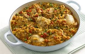 Rice and black beans cook together, which gives the rice its black color. Arroz Con Pollo Rice With Chicken Cuban Recipes And Food