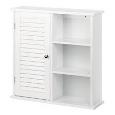 We share how we organize our medical supplies and our labels. Wall Storage Cabinet W Louvered Door On One Side 3 Open Shelves White Ebay