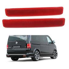 2pcs For Vw Multivan T5 Transporter T5 2003 20010 Car Styling Rear Bumper Reflector Lights Left And Right Complete Vw Multivan Multivan Transporter T5