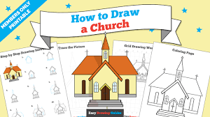 What can i do to make my church look better? How To Draw A Church Really Easy Drawing Tutorial