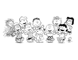 Peanuts Gang Snoopy Coloring Pages Peanuts Gang Snoopy