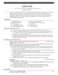 A marketing executive cv template that shows off the business development and campaign management skills of a potential candidate. Ecommerce Marketing Executive Templates Myperfectresume
