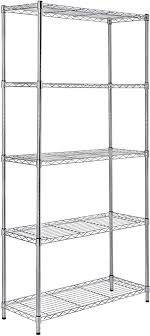 amazonbasics 5 shelf shelving storage