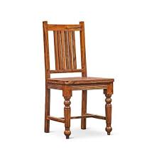 Mango wood frame with foam/fiber cushions. Vintage Chair Online I Solid Wood Chair