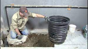 Insert the hand pump directly into the sump pump hole. How To Install A Sump Pump Pit Youtube