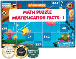 Logic Roots Math Puzzles For Kids Learn Multiplication Table 2 6 6 Multiplication Puzzles For In 2020 Maths Puzzles Math Flash Cards Multiplication Math Flash Cards