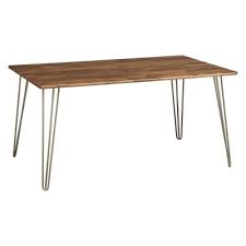The gus* plank dining table is a modern interpretation of the traditional harvest table, with warm, walnut grain wood finish, and legs that showcase solid wood endgrain flush with the table top. Gus Modern Plank Dining Table Ylighting Com
