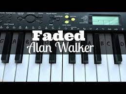 Faded Alan Walker Easy Keyboard Tutorial With Notes Youtube Keyboard Tutorial Alan Walker Easy Piano Songs