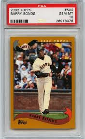 Barry bonds rookie cards are some of the most beloved of the modern era. Barry Bonds 2002 Topps 500 Value 0 99 904 99 Mavin