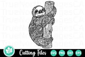 Animated svgs won't necessarily be great in all situations where it's necessary to animate a particular image. Zentangle Sloth A Christmas Svg Cut File 407040 Cut Files Design Bundles
