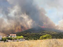 Η φωτιά καίει σε χαμηλή βλάστηση στην θέση αμάχερη της κερατέας. A0c00ci0 Bwplm
