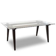 Ashcroftmid Century Modern Mcclain Glass Top Dining Table Dailymail
