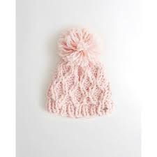 Hollister Pom Pom Cable Knit Beanie 25 Liked On Polyvore Featuring Accessories Hats Light Pink Pompom Hat Knit Beanie Knit Pom Pom Hat Light Pink Hat