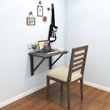 Wall mounted foldable desk table. Furnifry Wall Mounted Folding Laptop Study Breakfast Kitchen Table Drop Leaf Table Ergonomic Workstation Computer Desk Multifunctional Fold Down Wooden Trestle Desk 60 X 40 X 41 8 Cm Engineered Wood Study Table Price In India Buy Furnifry