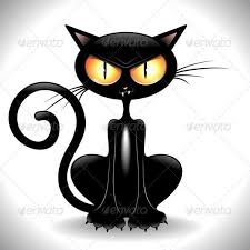 Angry Black Cat Cartoon Black Cat Art Crazy Cats Cartoon Cat