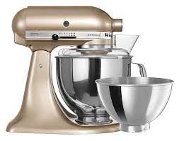 From pizza dough to all types of bread doughs, a sturdy mixer with a dough. Kitchenaid Artisan Stand Mixer Champagne Gold 5ksm160psacz Winning Appliances