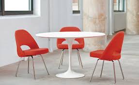 Saarinen Dining Table Laminate Top Ronde Eettafel Moderne Eetkamerstoelen Saarinen Tafel