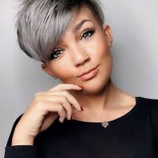 Use a spritz of hair spray to lock in your look. Best Short Grey Hairstyles Novocom Top