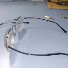 Glasses arm Replacement, Eyewear Leg, Glasses Temple, Metal Eyeglass Temples Arms Glasses Replacement Parts Double Teeth Spacing 1mm Sunglasses Frame  - Product from Amazon.com