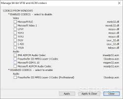 The codec supports subtitle display; Download K Lite Codec Tweak Tool 6 5 3