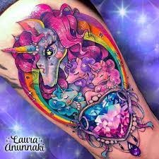 31 Mystical Unicorn Tattoos Tattoo Insider Unicorn Tattoos Unicorn Tattoo Designs Laura Anunnaki