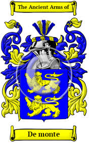 80 surnames or last names that start with 'd'. De Monte Name Meaning Family History Family Crest Coats Of Arms