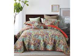 Cotton Coverlet Bedspread Quilt Queen