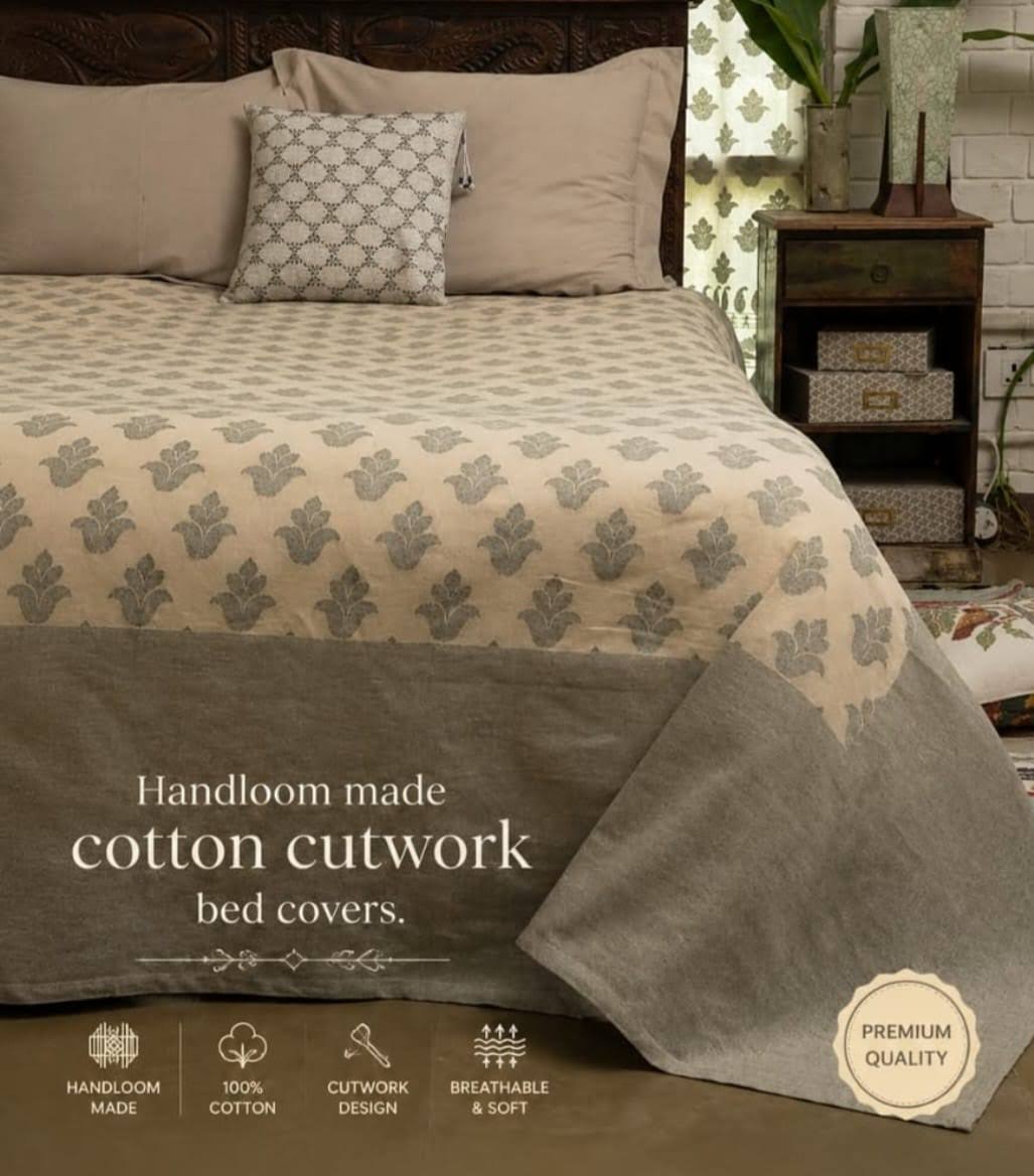 Cotton Cutwork Bedcover product image
