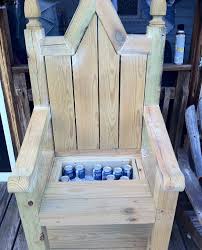 Beer Throne Medieval Furniture Queen Chair Diy Chair