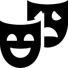Material Theater Masks Icon By Anthony Gaudino Theatre Masks Mask Icon