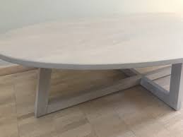Bronson 4 legs coffee table with storage. Speke Klein Finn Low Oval Coffee Table Quasi Modo Modern Home Inc