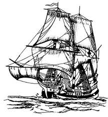 A few boxes of crayons and a variety of coloring and activity pages can help keep kids from getting restless while thanksgiving dinner is cooking. 16th Century Pirate Ship Caravel Coloring Page 16th Century Pirate Ship Caravel Coloring Page Pirate Ship Ship Sketch Coloring Pages
