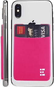 Maybe you would like to learn more about one of these? Amazon Com Cell Phone Credit Card Holder Stick On Wallet Case W Rfid Blocking Fuchsia Cell Phones Accessories