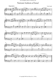 The national anthem of the kingdom of saudi arabia (arabic: Israeli National Anthem Hatikvah Sheet Music For Piano Sheet Music Piano Sheet Music Music