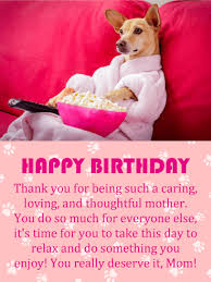 Collection of happy birthday mom quotes, images, wishes, and status from daughter and son. You Deserve It Funny Birthday Card For Mother Birthday Greeting Cards By Davia