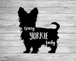 Download Crazy Yorkie Lady Digital Download Free Commercial License Etsy Yorkie Yorkie Svg Cricut Projects Vinyl
