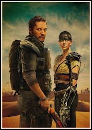 Fury road , ou mad max: Vintage Poster Mad Max Fury Road Tom Hardy Charlize Theron Movie Poster Poster Retro Kraft Paper Sticker Retro Poster A3 Wall Stickers Aliexpress
